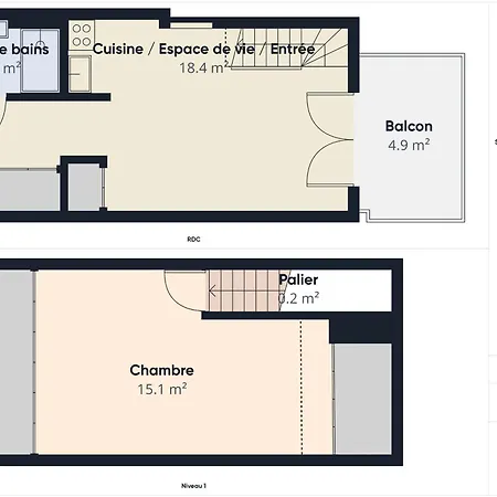 Apartamento Pour 2 - 800m - Piscine Commune *